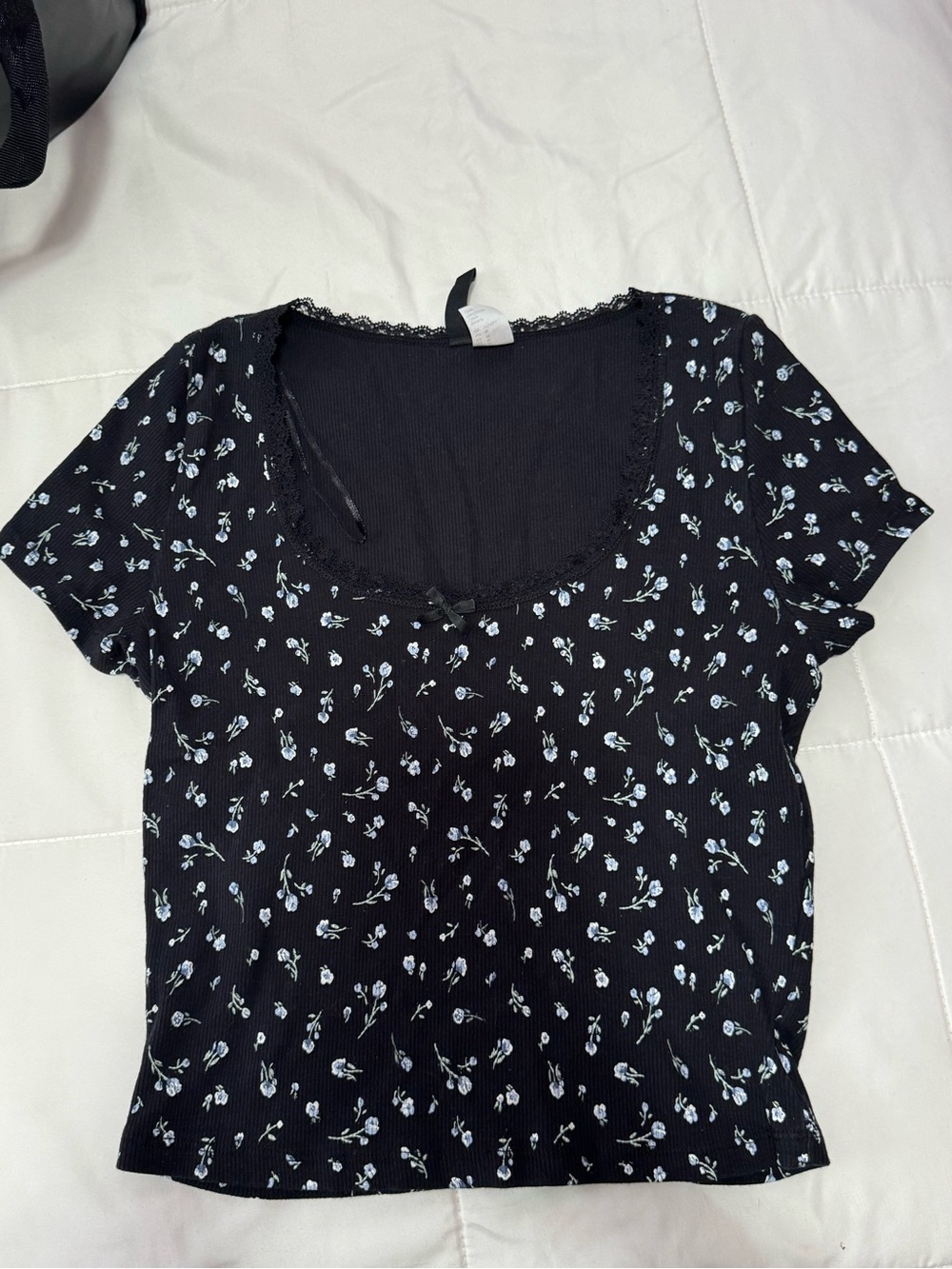 Floral crop top
